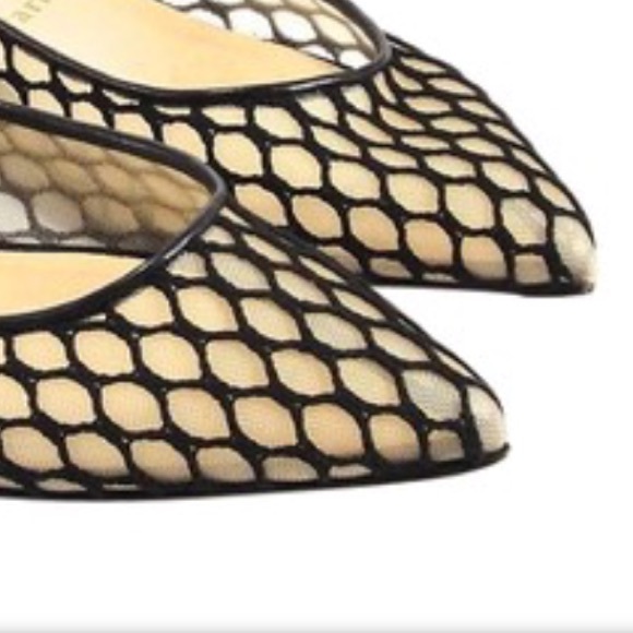 Authentic Christian Louboutin pointy toe mesh flat - Picture 6 of 7